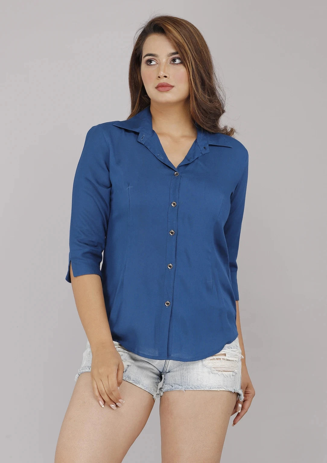 Blue Women's Shirt for Women - back