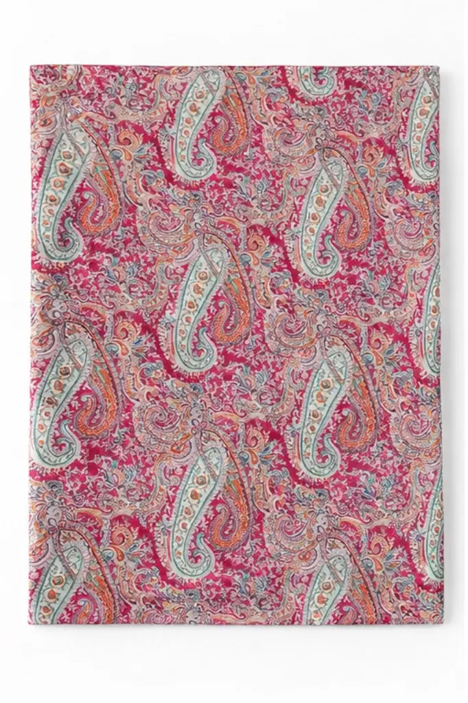 Multicolour ethnic pattern cotton fabric — wide width dress material India
