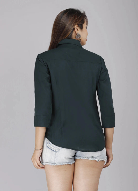 Green Women's Shirt for Women - front